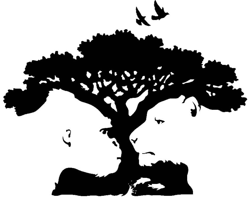 Albero con volti nascosti, esempio di percezione Gestalt